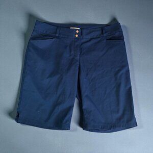 ADIDAS Women's Navy Blue Golf Bermuda Shorts Size US 10